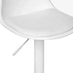 Taburete de bar blanco AIKO