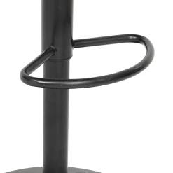 Taburete de bar DELEK ajustable gris