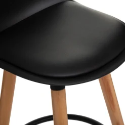 Taburete de bar MAXON negro