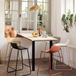 Taburete de bar OTAC negro