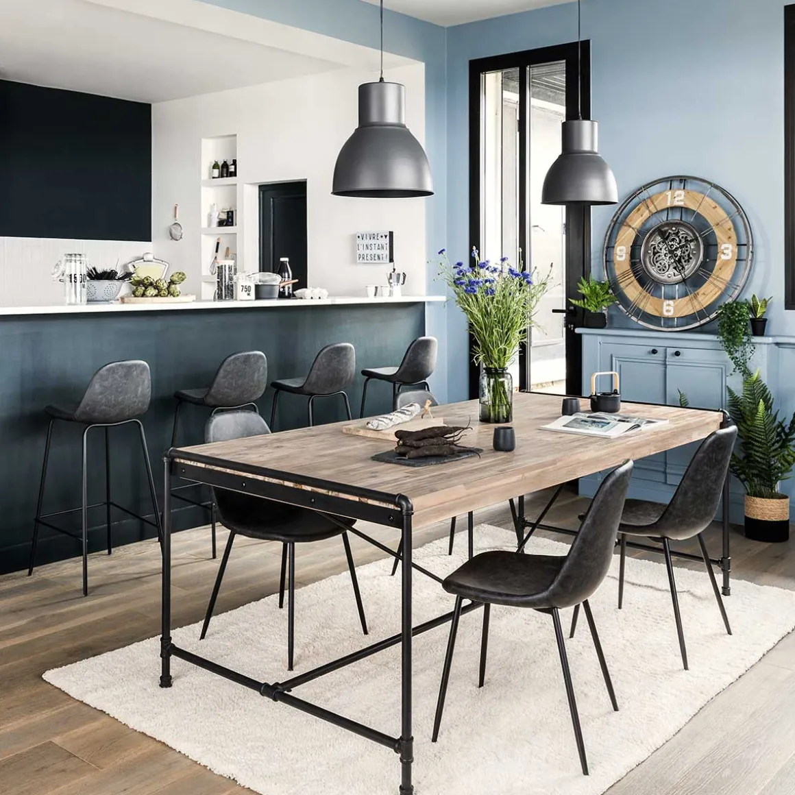 Taburete De Bar Vladi Gris 95Cm