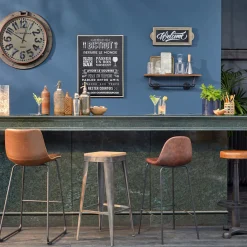 Taburete De Bar Vladi Marrón 95Cm