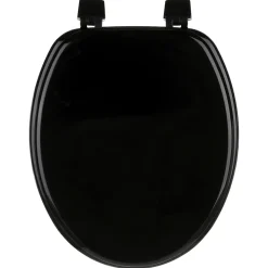 Tapa De Inodoro De Madera Luxe Negra