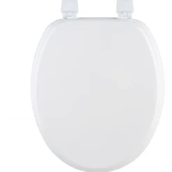 Tapa De Inodoro De Madera Luxe Blanca
