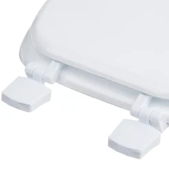 Tapa De Inodoro De Madera Luxe Blanca