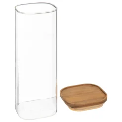 Tarro De Vidrio C/Tapa Acacia 2L