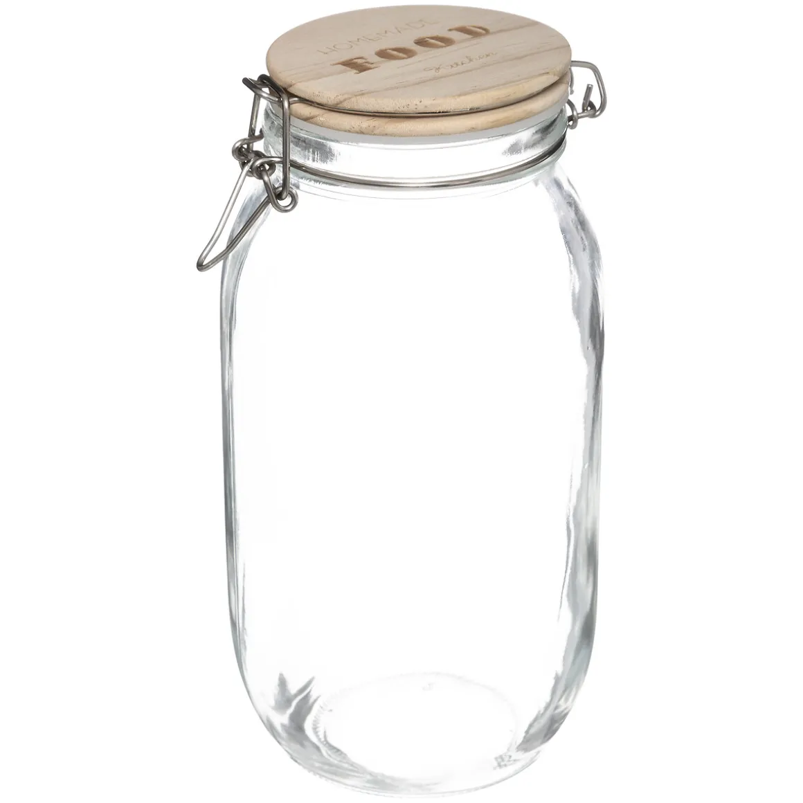 Tarro De Vidrio C/Tapa Hermética 2L