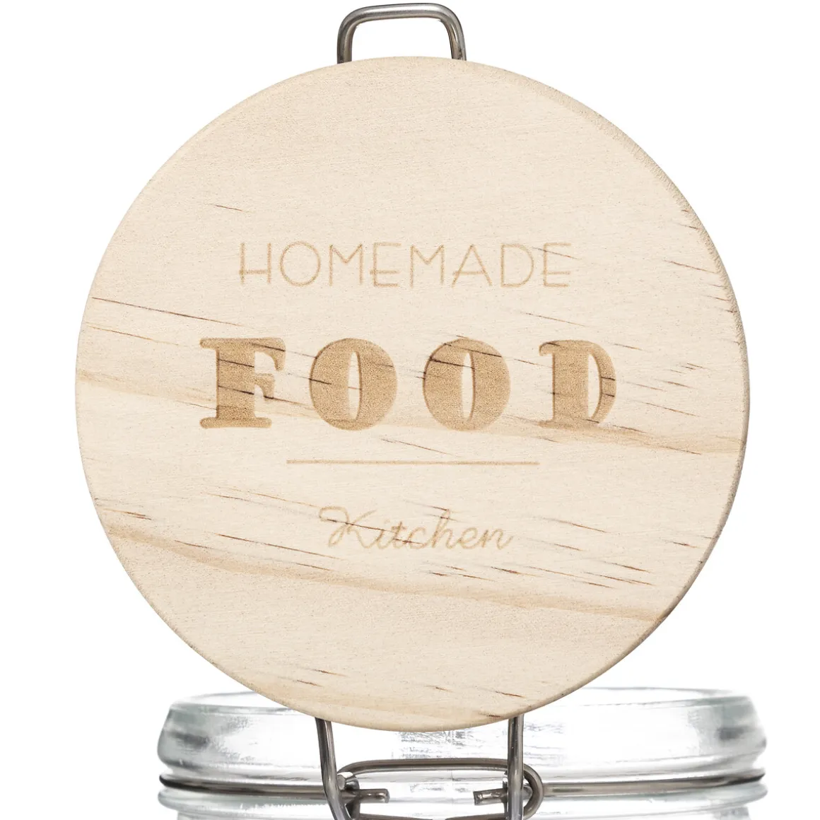 Tarro De Vidrio C/Tapa Hermética 2L