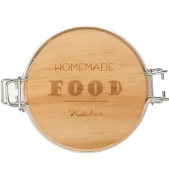 Tarro De Vidrio C/Tapa Hermética 0.75L