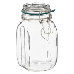Tarro De Vidrio Tapa Hermética 1L