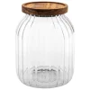 Tarro HARMONY con tapa madera acacia 2L