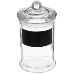 Tarro Vidrio C/Etiqueta De Pizarrón