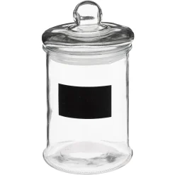 Tarro Vidrio C/Etiqueta Pizarrón 1.2L