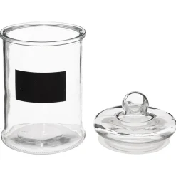 Tarro Vidrio C/Etiqueta Pizarrón 1.2L