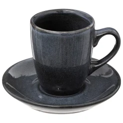Taza De Café Callie Azul De Gres 9Cl