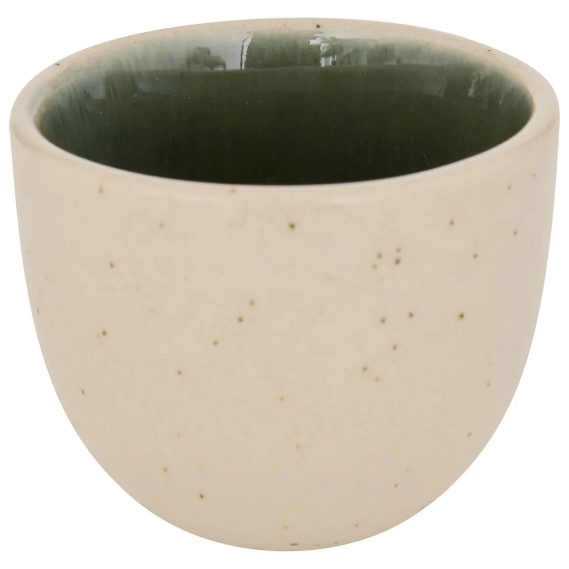 Taza de café WONJA verde de porcelana 10cl