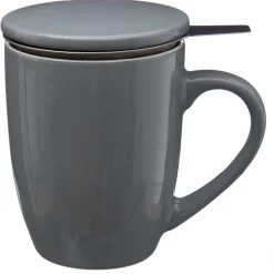 Taza De Cerámica Gris + Filtro 32Cl