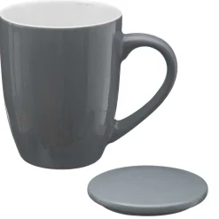 Taza De Cerámica Gris + Filtro 32Cl
