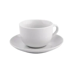 Taza De Té Con Plato Blanca 220Cc