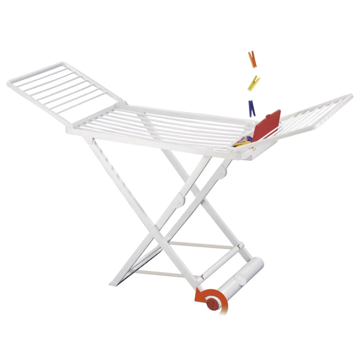 Tendedero Atlántico Con Cesto Pinzas 20M