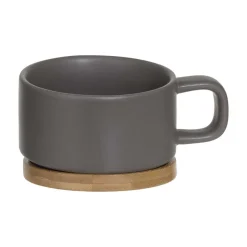 Tetera+Taza De Cerámica C/Base