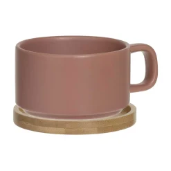 Tetera+Taza De Cerámica Terracota