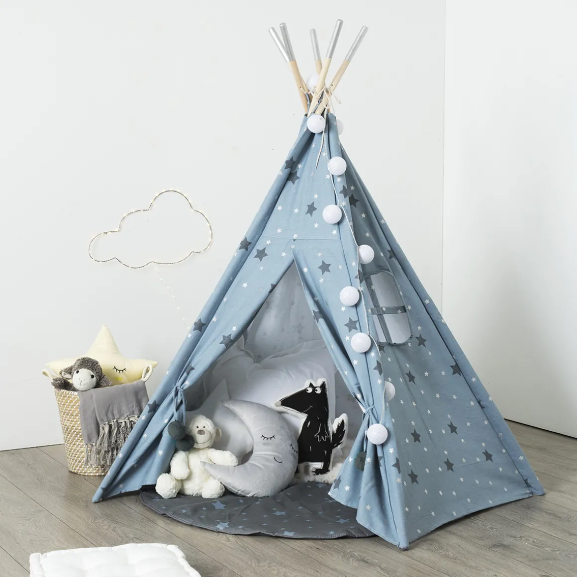 Tienda Tipi Azul C/Estrellas 160Cm