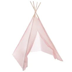 Tienda Tipi Rosa Pompones 120x160x120Cm