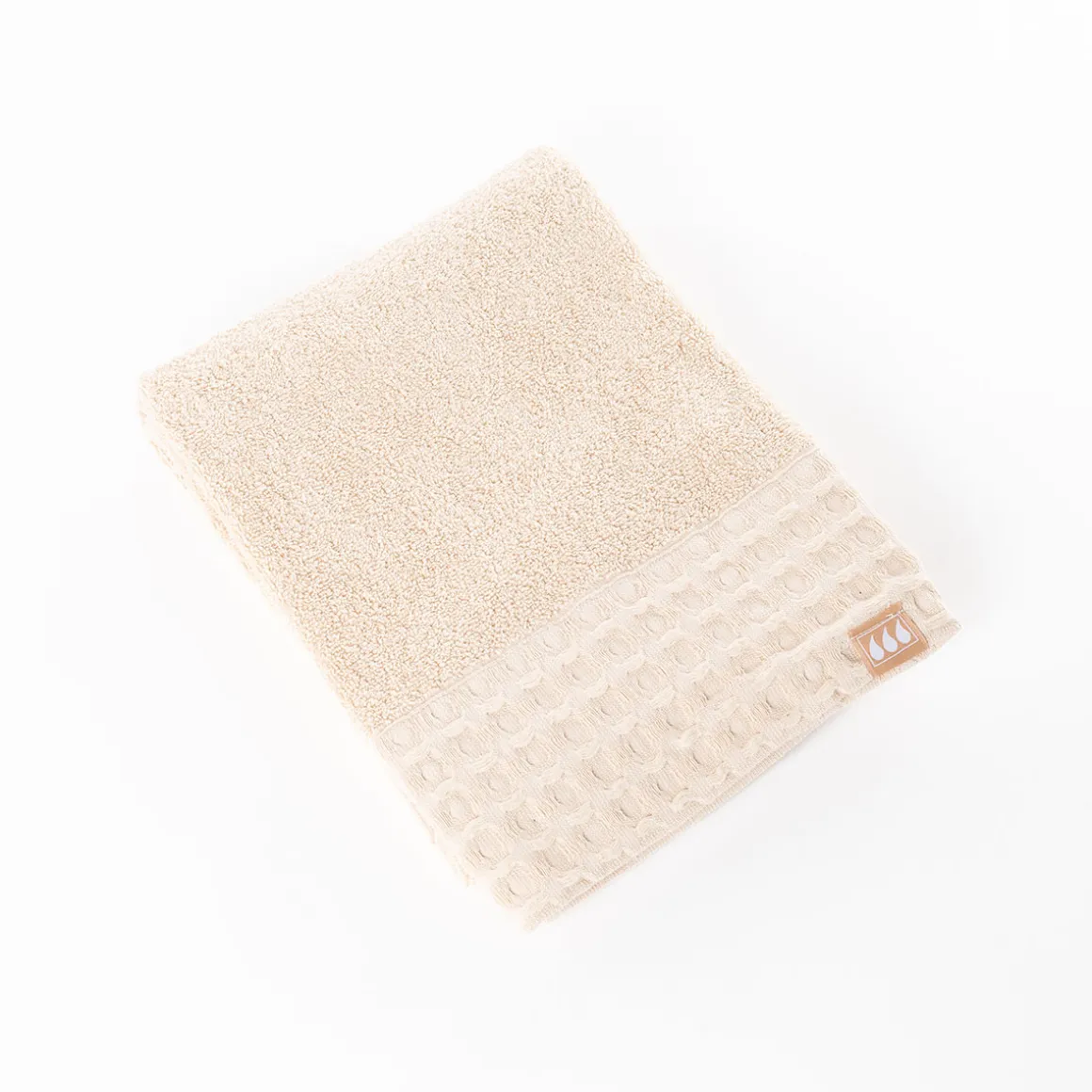 Toalla de baño beige 70x130cm