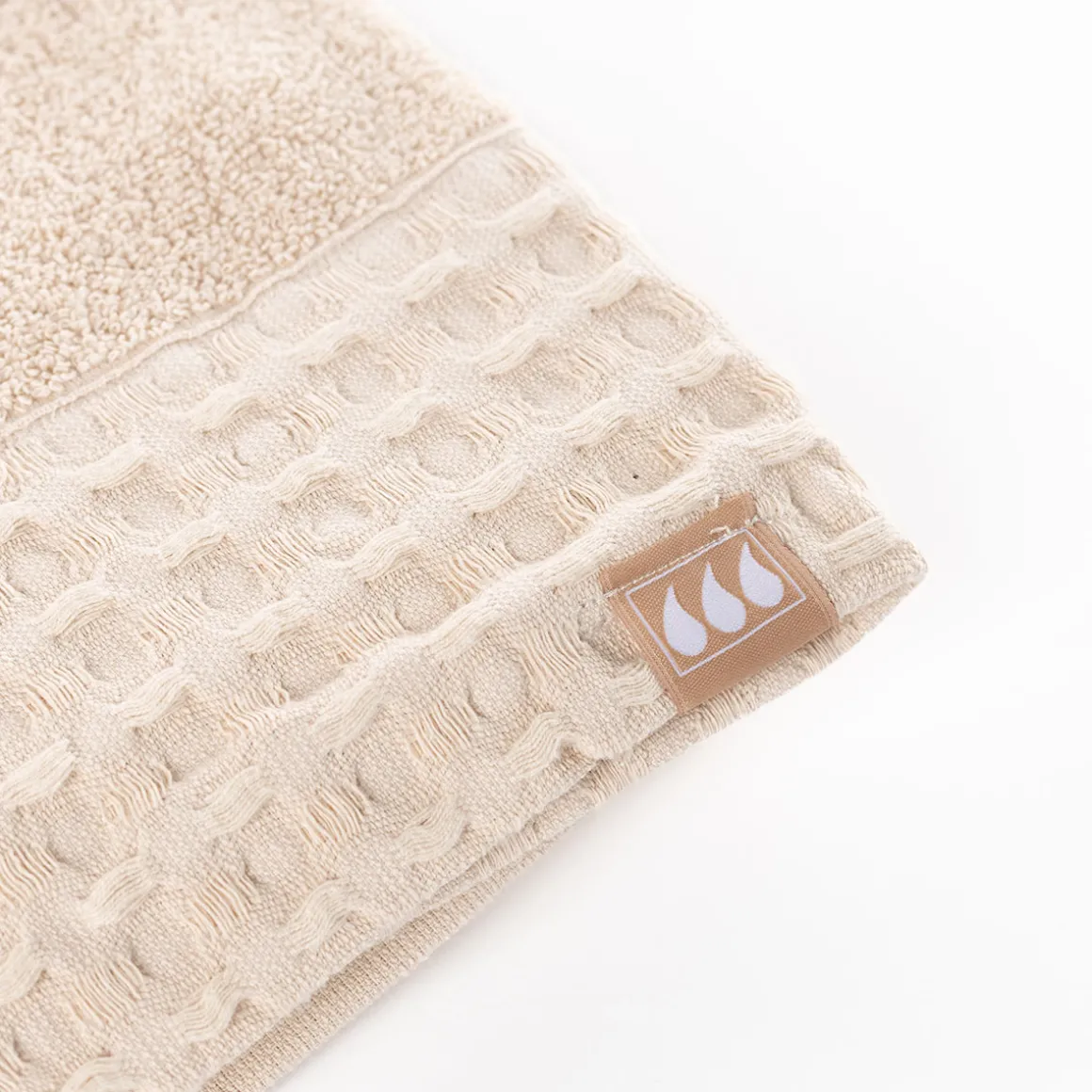 Toalla de baño beige 70x130cm