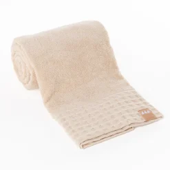 Toalla de baño beige 90x150cm