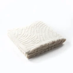 Toalla De Mano Pure Beige De Algodón 580x100cm