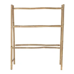 Toallero wc con 5 barras de bambú