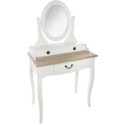 Tocador Mdf Chrysa 3 Cajones 74x40x135Cm