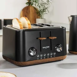 Tostadora 4 rebanadas SALTER TORONTO negra