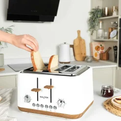 Tostadora 4 rebanadas SALTER TORONTO blanca