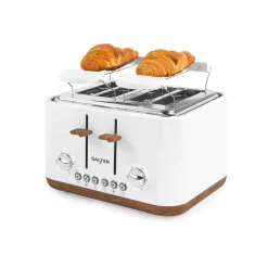 Tostadora 4 rebanadas SALTER TORONTO blanca