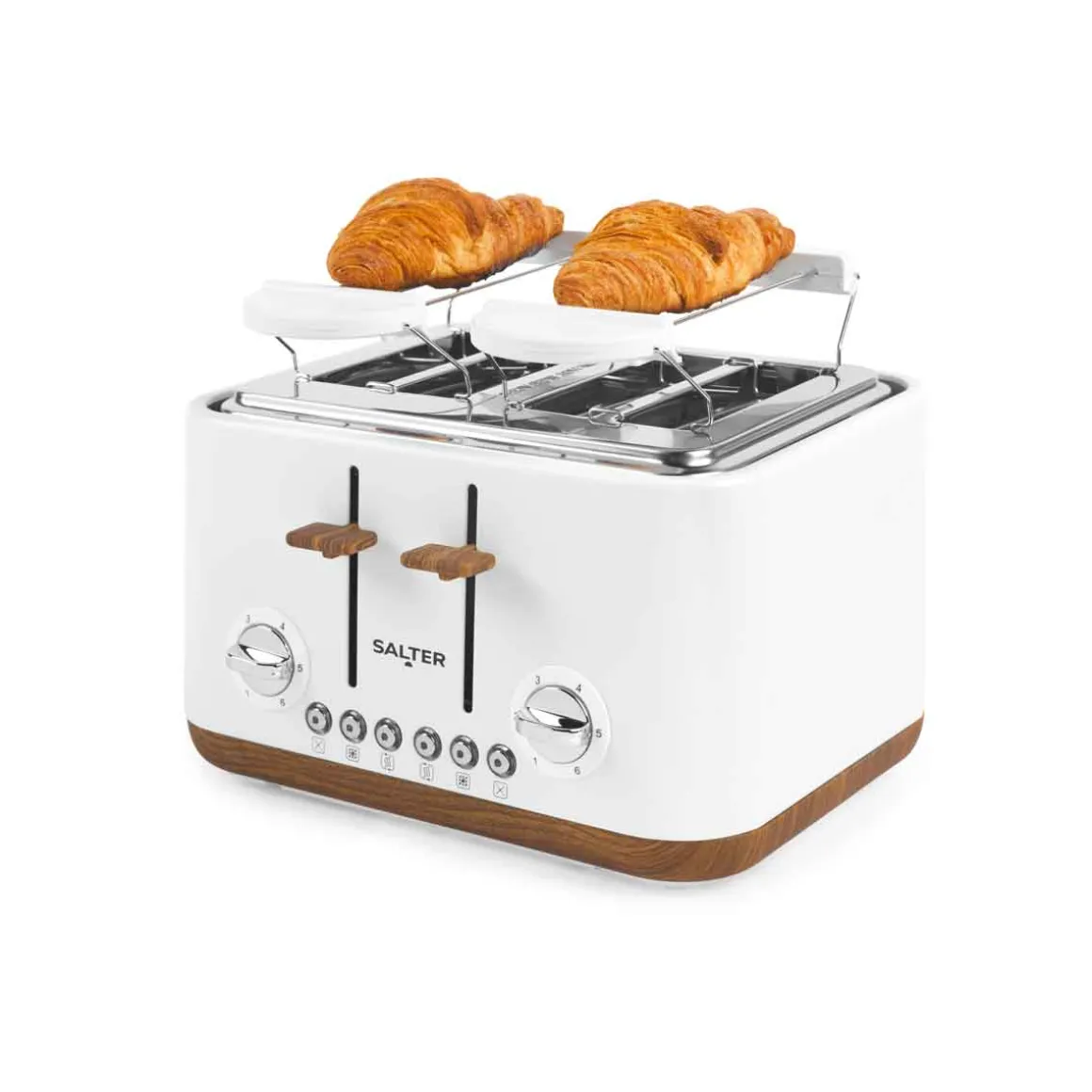 Tostadora 4 rebanadas SALTER TORONTO blanca