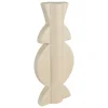 Tótem decorativo MALA beige de cerámica 24.8cm