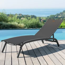 Tumbona BONAO gris antracite