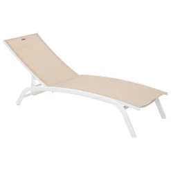 Tumbona BONAO lino y blanco