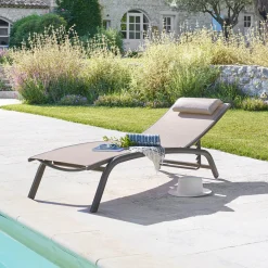 Tumbona BONAO lino y tonka