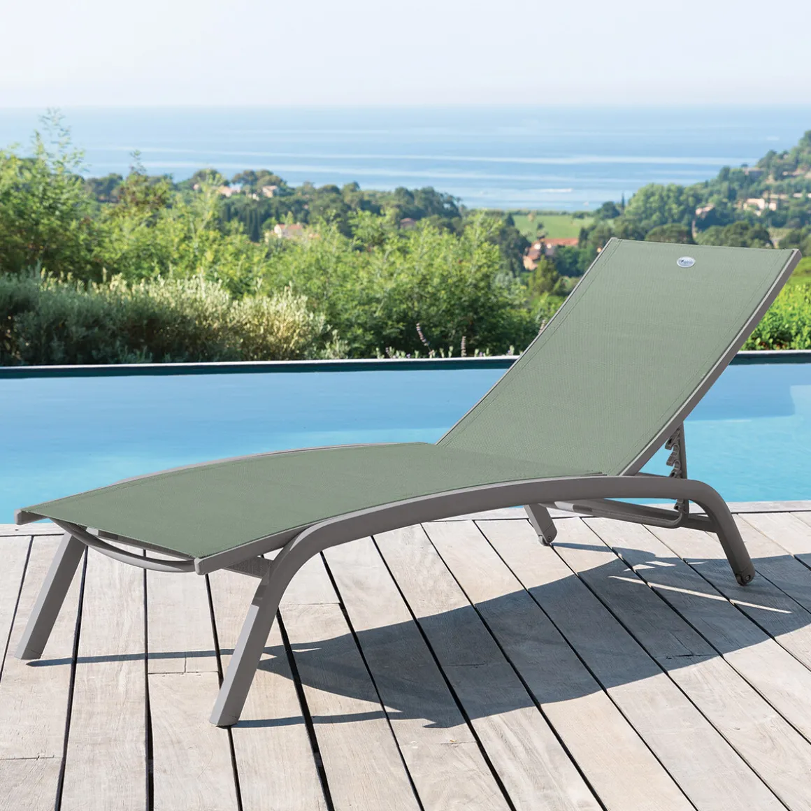 Tumbona BONAO verde oliva