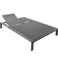 Tumbona doble ÉVASION graphite y antracite