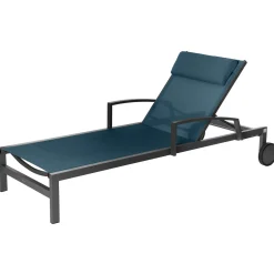 Tumbona OCALA azul canard y graphite