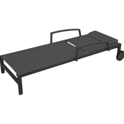 Tumbona OCALA gris antracite y graphite