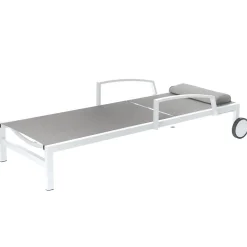 Tumbona OCALA noisette y blanco