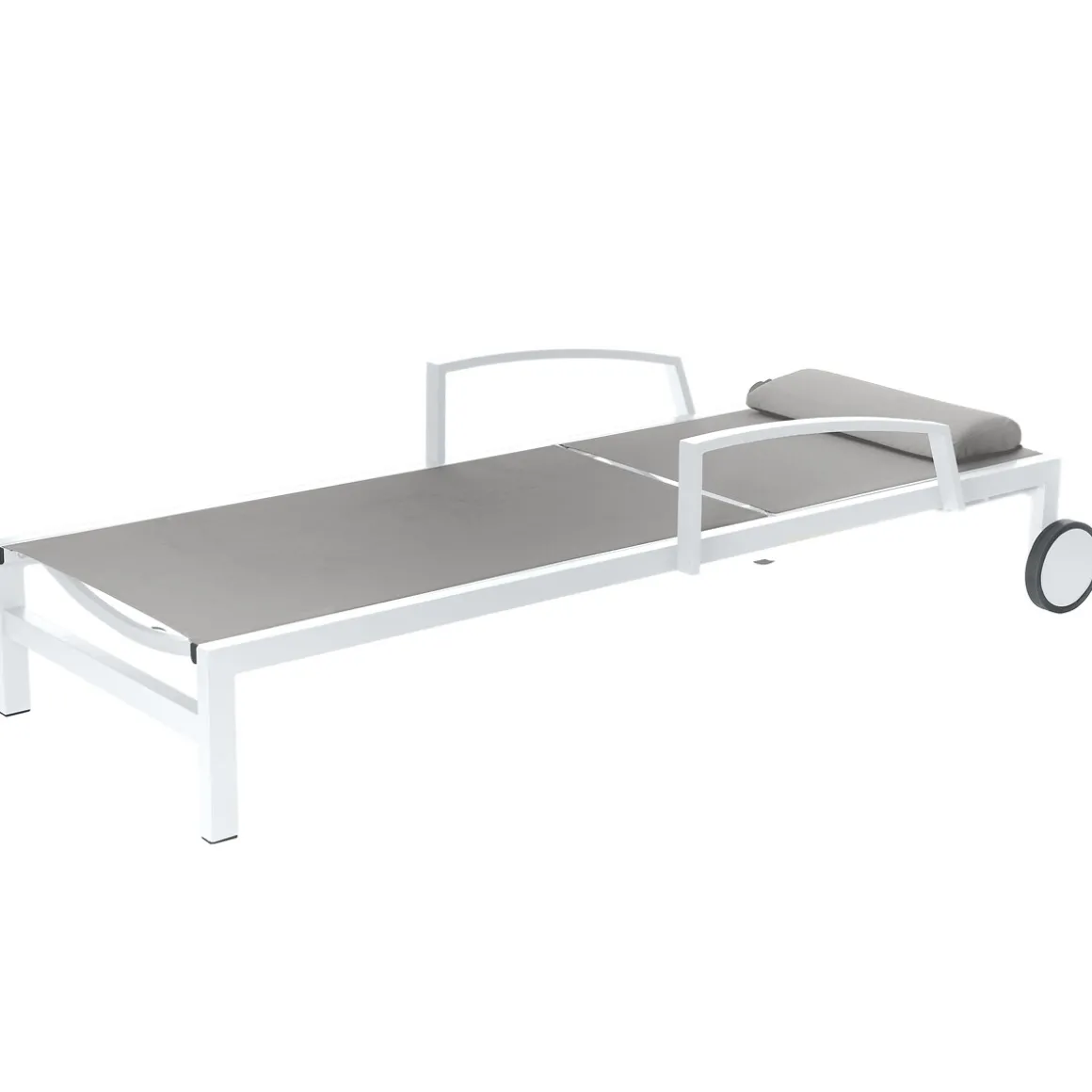 Tumbona OCALA noisette y blanco