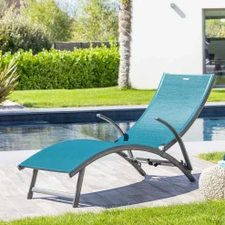 Tumbona SAMBA azul canard y graphite