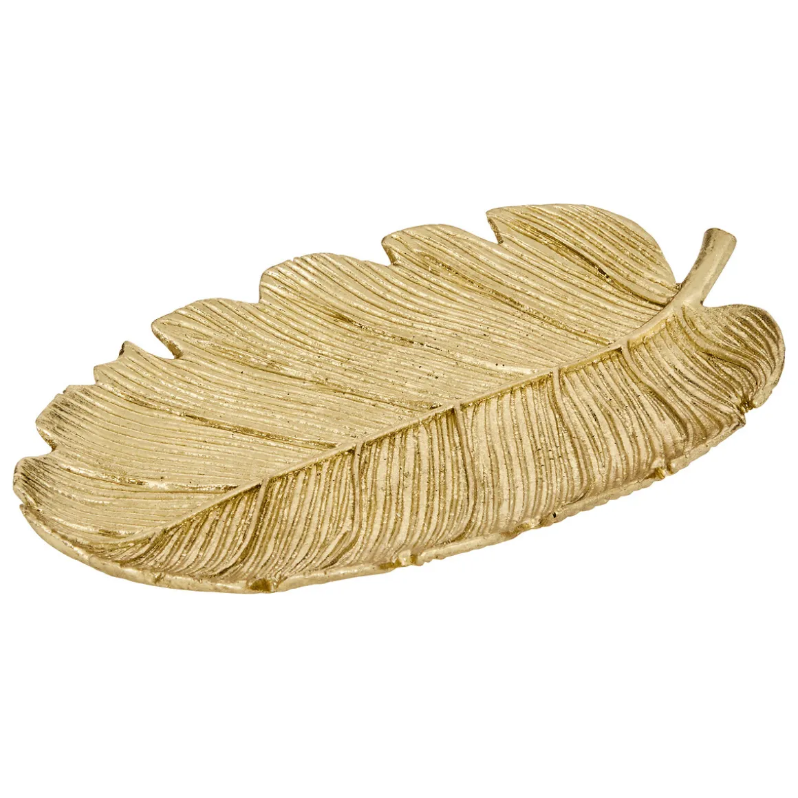 Vacíabolsillos en forma de hoja BELLI dorado 25cm